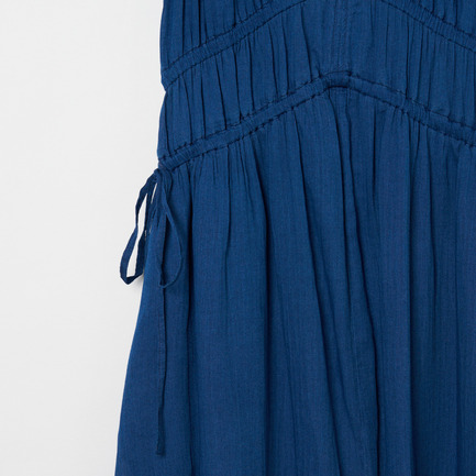 AIR DENIM GATHER DRESS 詳細画像 ダークブルー 6