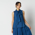AIR DENIM TIE BLOUSE 詳細画像