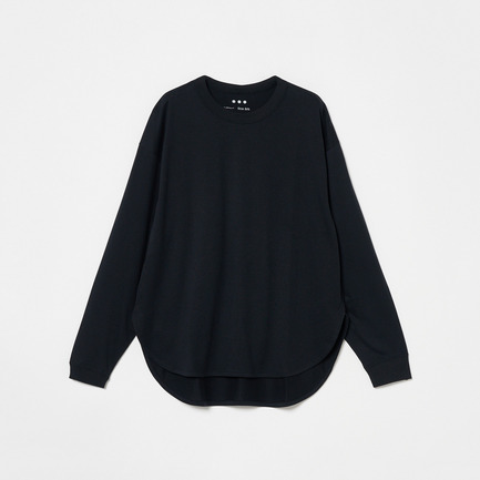 SANDED JERSEY LOOSE LONG TEE