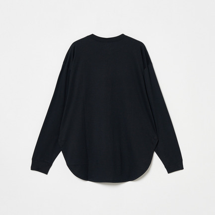 SANDED JERSEY LOOSE LONG TEE 詳細画像 ブラック 1