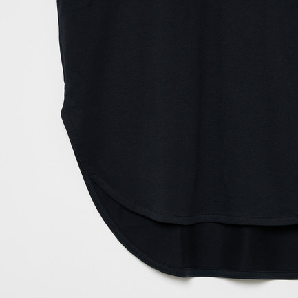 SANDED JERSEY LOOSE LONG TEE 詳細画像 ブラック 4