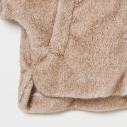 VELOUR FUR MILLY BLOUSN 詳細画像 アイボリー 4