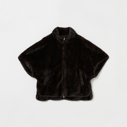 VELOUR FUR MILLY BLOUSN