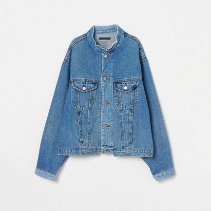 COLLAR SCHEME STAND JACKET