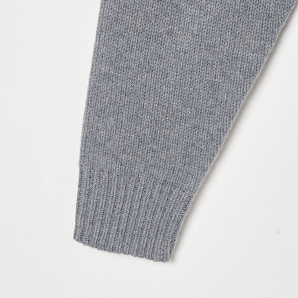 ROUND JACQUARD PULLOVER 詳細画像 グレー 3