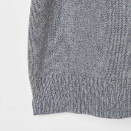 ROUND JACQUARD PULLOVER 詳細画像 グレー 4