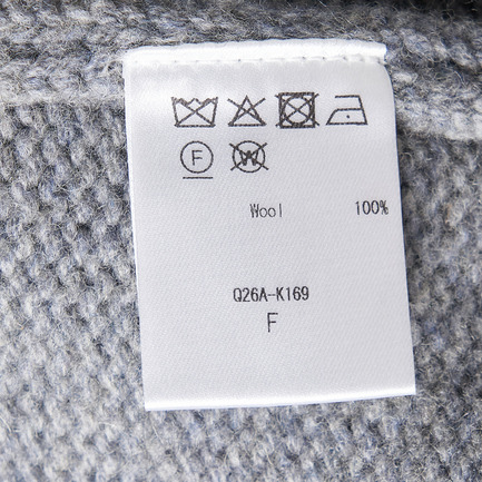 ROUND JACQUARD PULLOVER 詳細画像 グレー 6