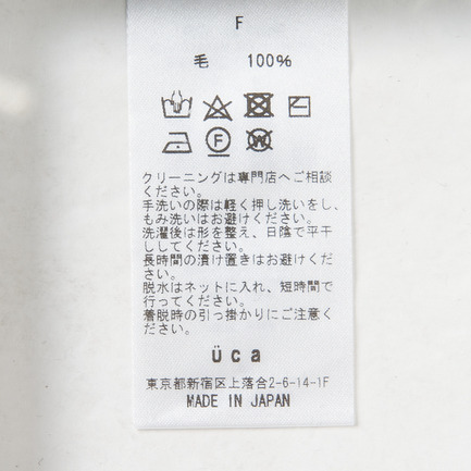 BUTTON STAND NECK PULLOVER 詳細画像 グレー 7