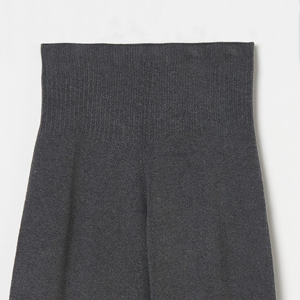 KNIT STRAIGHT PANTS 詳細画像 チャコール 2