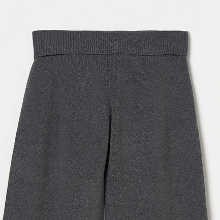 KNIT STRAIGHT PANTS 詳細画像 チャコール 7