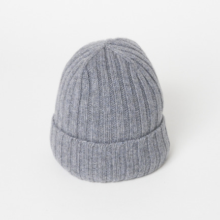 CASHMERE 2x2 RIB KNITCAP 詳細画像 グレー 1