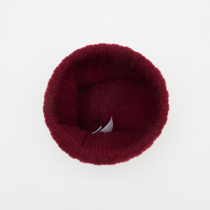 CASHMERE 2x2 RIB KNITCAP 詳細画像 ワイン 5