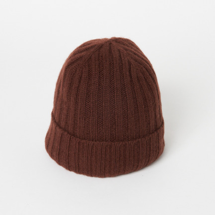 CASHMERE 2x2 RIB KNITCAP 詳細画像 ブラウン 1