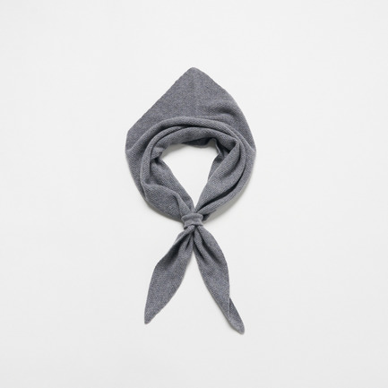 CASHMERE TRIANGLE SCARF 詳細画像 グレー 2