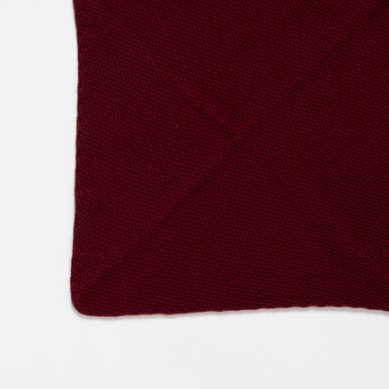 CASHMERE TRIANGLE SCARF 詳細画像 ワイン 2