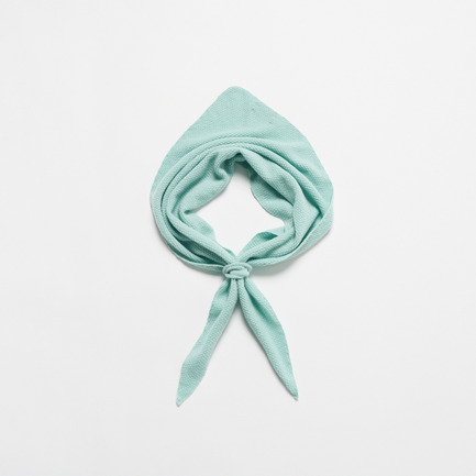 CASHMERE TRIANGLE SCARF 詳細画像 グリーン系 2