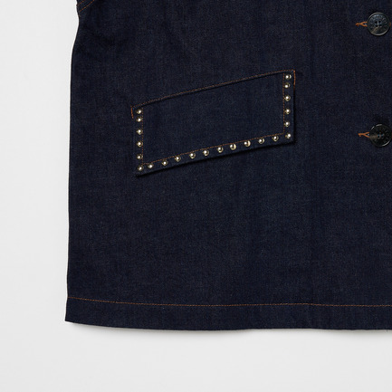HUMBIE DENIM JACKET STUDS 詳細画像 ダークブルー 4