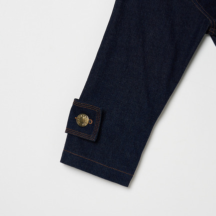 HUMBIE DENIM SHORT JACKET 詳細画像 ダークブルー 3