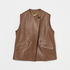 LEATHER GILET 詳細画像