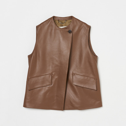 LEATHER GILET