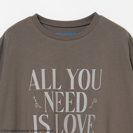 BEATLES PRINT BIG T-SHIRT 詳細画像 チャコール 2