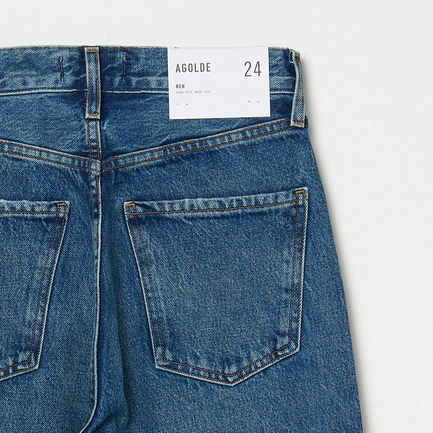 REN JEAN HIGH ISE WIDE LEG 27.5 詳細画像 ダークブルー 4