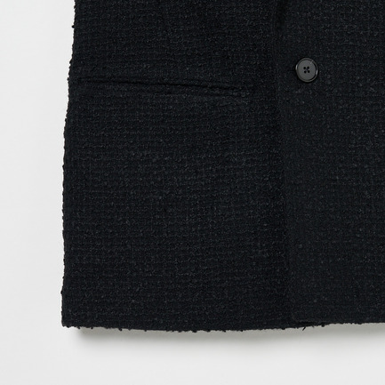 COTTAGE COAT ITALIAN TWEED 詳細画像 ブラック 4