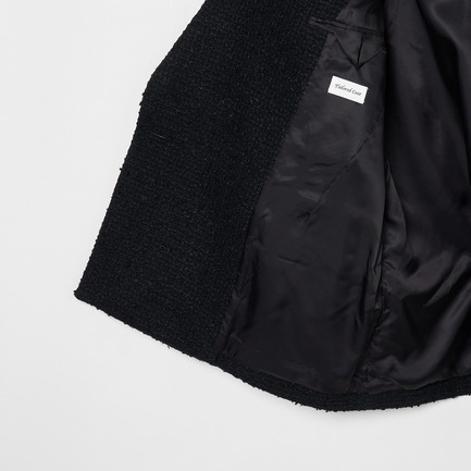 COTTAGE COAT ITALIAN TWEED 詳細画像 ブラック 5
