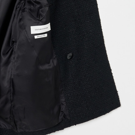 COTTAGE COAT ITALIAN TWEED 詳細画像 ブラック 6