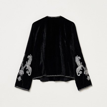 Velvet Embroidery JACKET 詳細画像 ブラック 1
