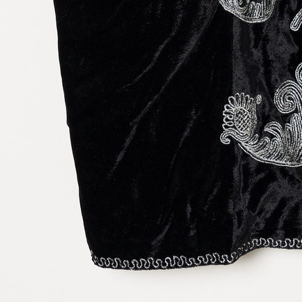 Velvet Embroidery JACKET 詳細画像 ブラック 4
