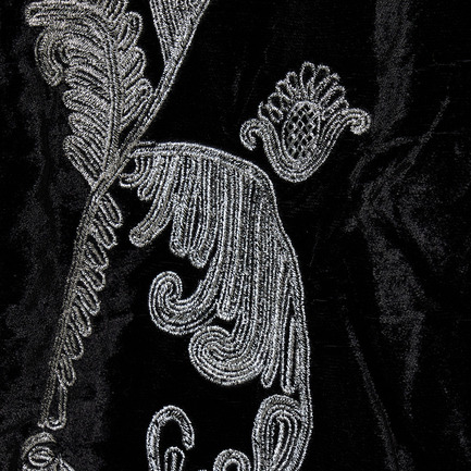 Velvet Embroidery JACKET 詳細画像 ブラック 5