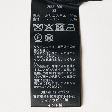 Velvet Embroidery JACKET 詳細画像 ブラック 6