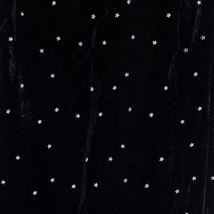 STARDUST GLITTER VELVET EASY WIDE PANTS 詳細画像 ブラック 6
