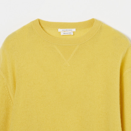ARABIAN SLEEVE CASHMERE PULLOVER 詳細画像 イエロー 3