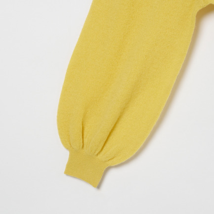 ARABIAN SLEEVE CASHMERE PULLOVER 詳細画像 イエロー 4