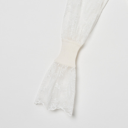 LACE BIG COLLAR 2way BLOUSE 詳細画像 アイボリー 4