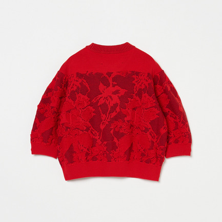 JAQUARD PULLOVER 詳細画像 レッド 1