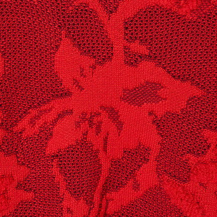 JAQUARD PULLOVER 詳細画像 レッド 5
