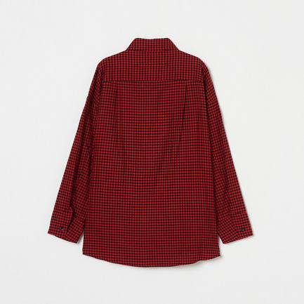 COTTON TENCEL NEL SHIRT 詳細画像 レッド 1