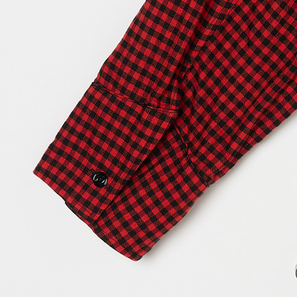 COTTON TENCEL NEL SHIRT 詳細画像 レッド 3