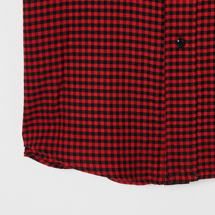 COTTON TENCEL NEL SHIRT 詳細画像 レッド 4