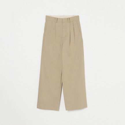 TWO TUCK CHINO PANTS