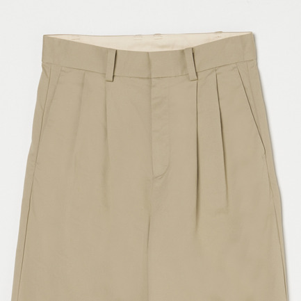 TWO TUCK CHINO PANTS 詳細画像 ベージュ 2