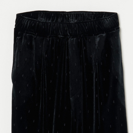 VELOUR EASY PANTS 詳細画像 ブラック 2