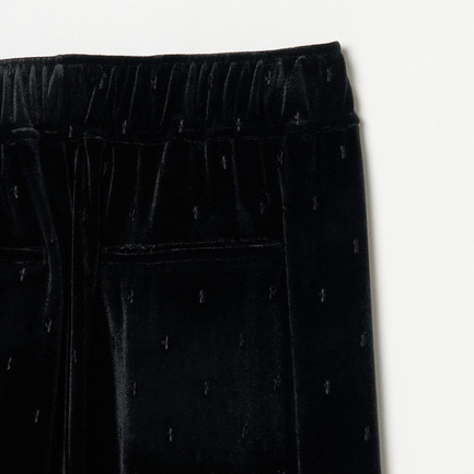 VELOUR EASY PANTS 詳細画像 ブラック 4