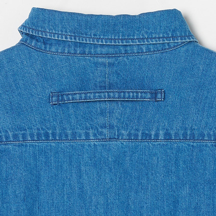 DENIM SHIRT PULLOVER 詳細画像 ダークブルー 5