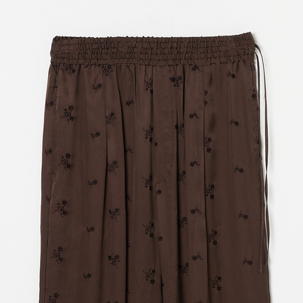 FLOWER PANTS 詳細画像 ブラウン 2