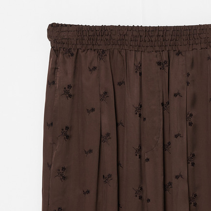 FLOWER PANTS 詳細画像 ブラウン 4