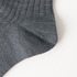 Wool wide ribbed high socks 詳細画像
